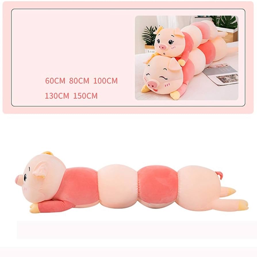 Amazon.co.jp: ぬいぐるみ ぶた 子豚 ブタ 抱き枕 特大 100cm